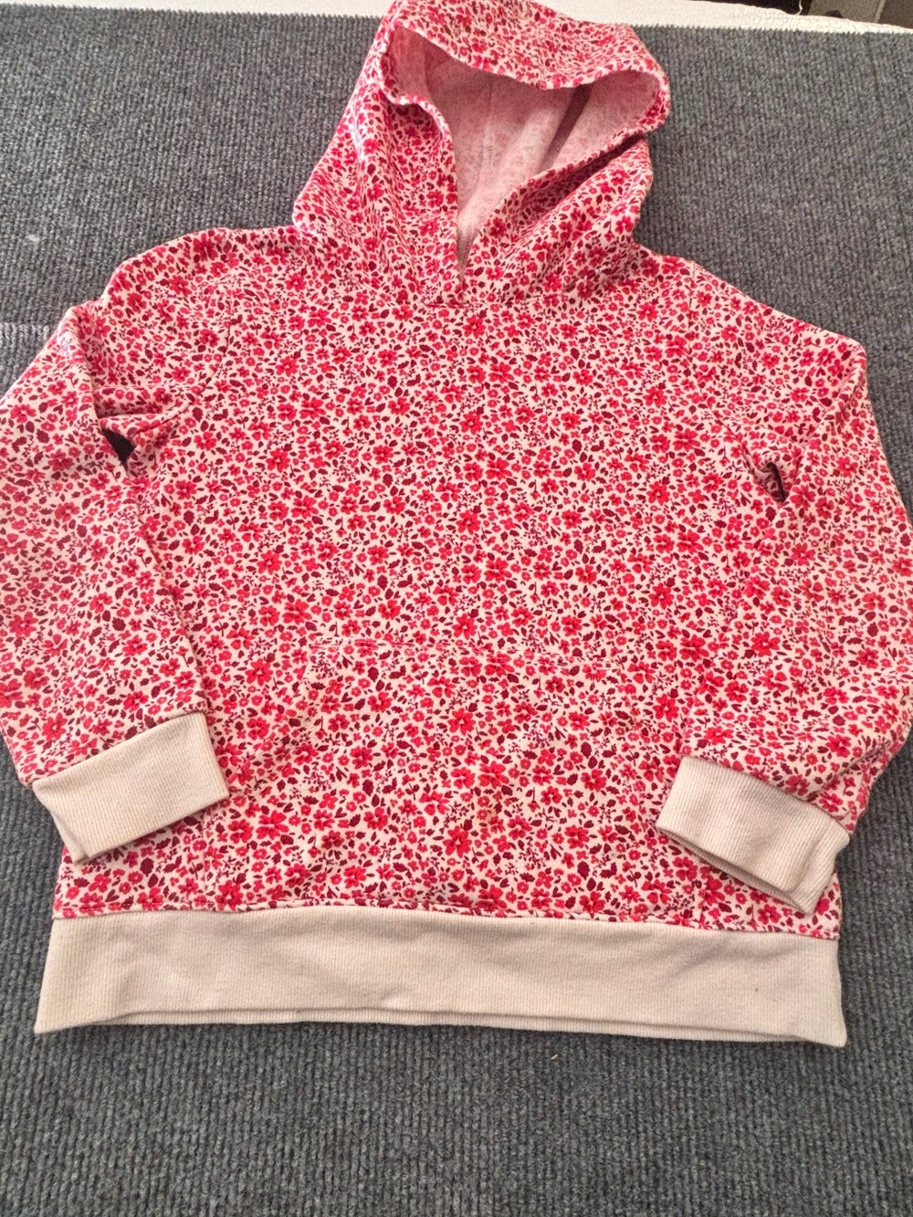 Cat & Jack Pink Floral Hooded Pullover